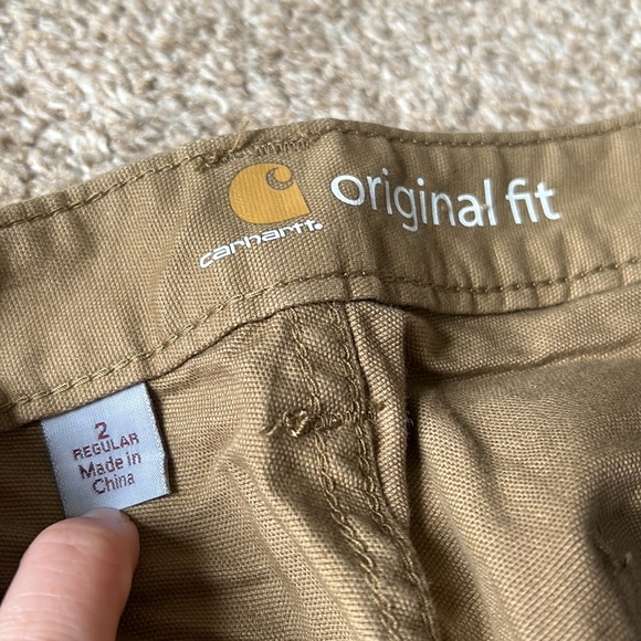 Women’s Carhartt Work Pants Size 2 Original Fit - Picture 4 of 6